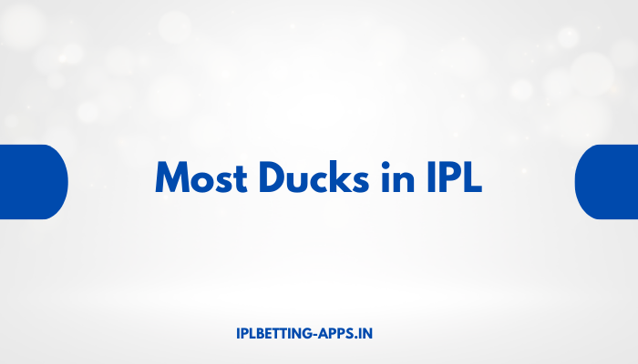 Most Ducks in IPL