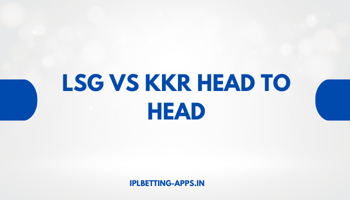 LSG vs KKR Head to Head