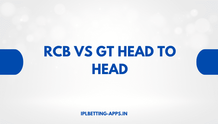 RCB vs GT Head to Head