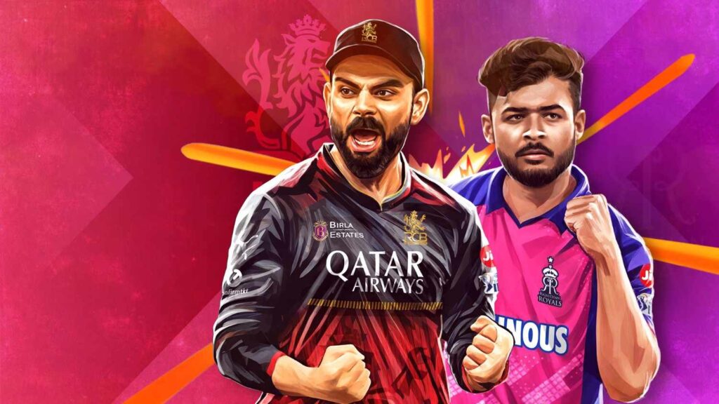 RR vs RCB Match Details At A Glance RR vs RCB Match Details At A Glance